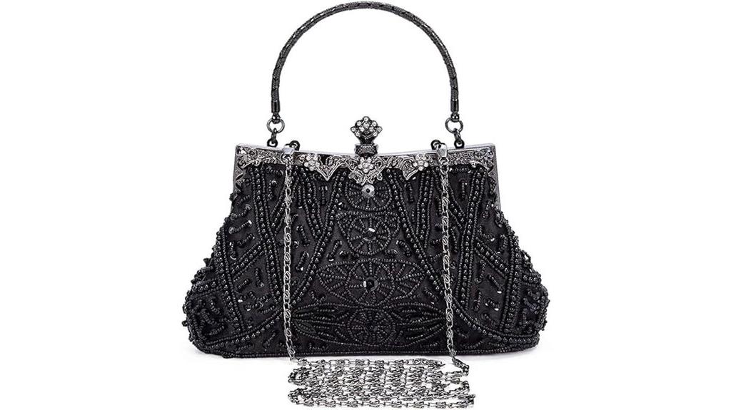 1920s beaded evening clutch