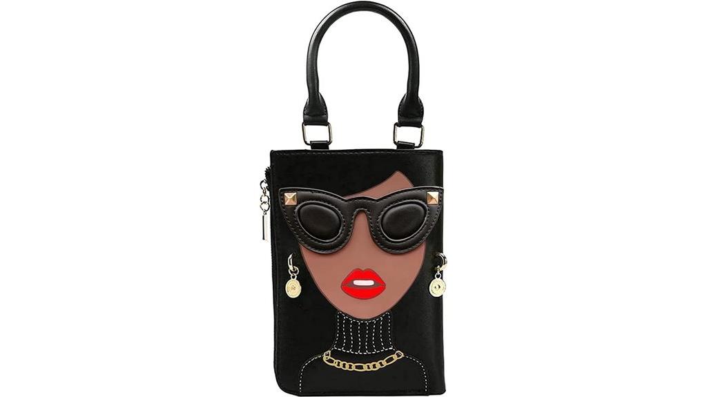3d lady face handbag