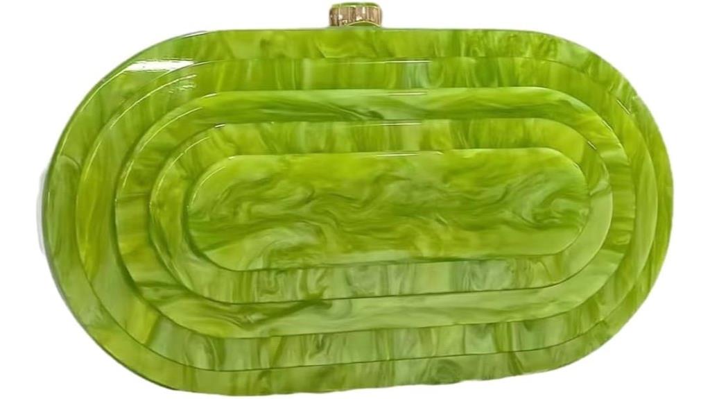 acrylic women s evening clutch
