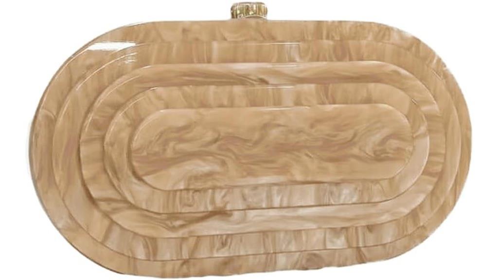 acrylic women s evening clutch