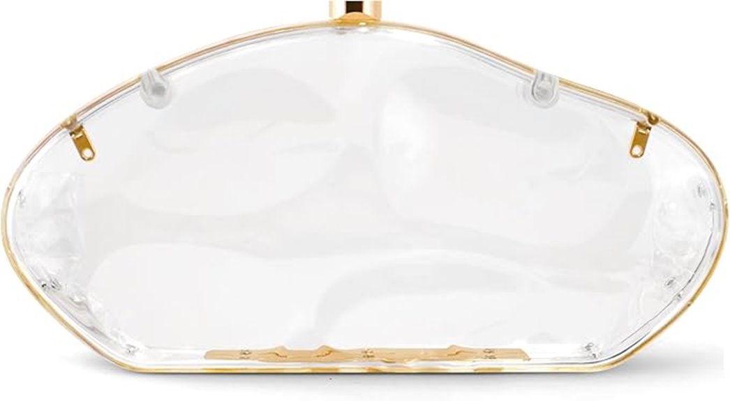 acrylic women s evening purse