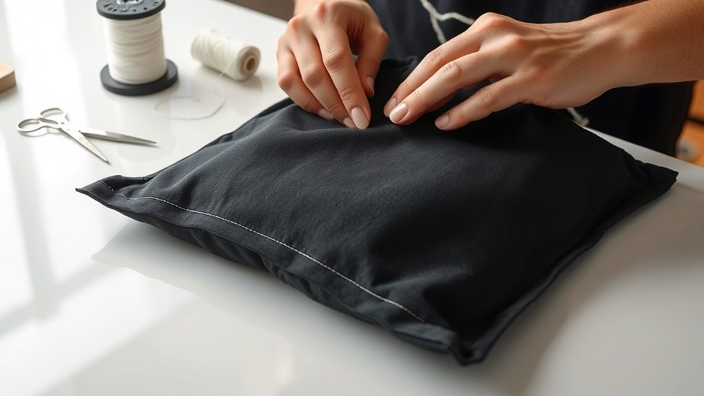 add drawstring closure options