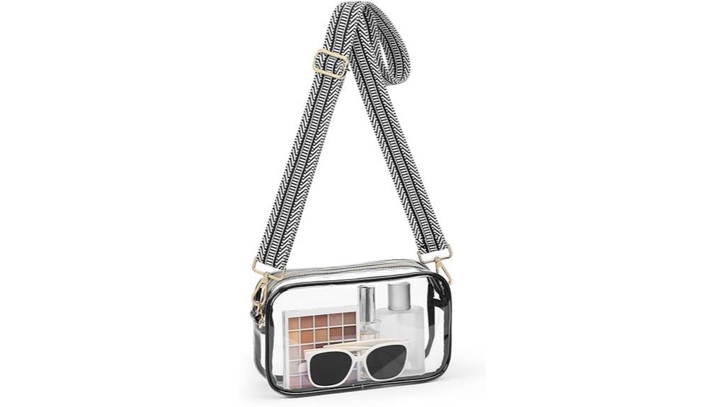 adjustable clear stadium bag