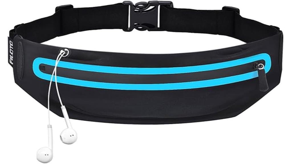 adjustable reflective running belt