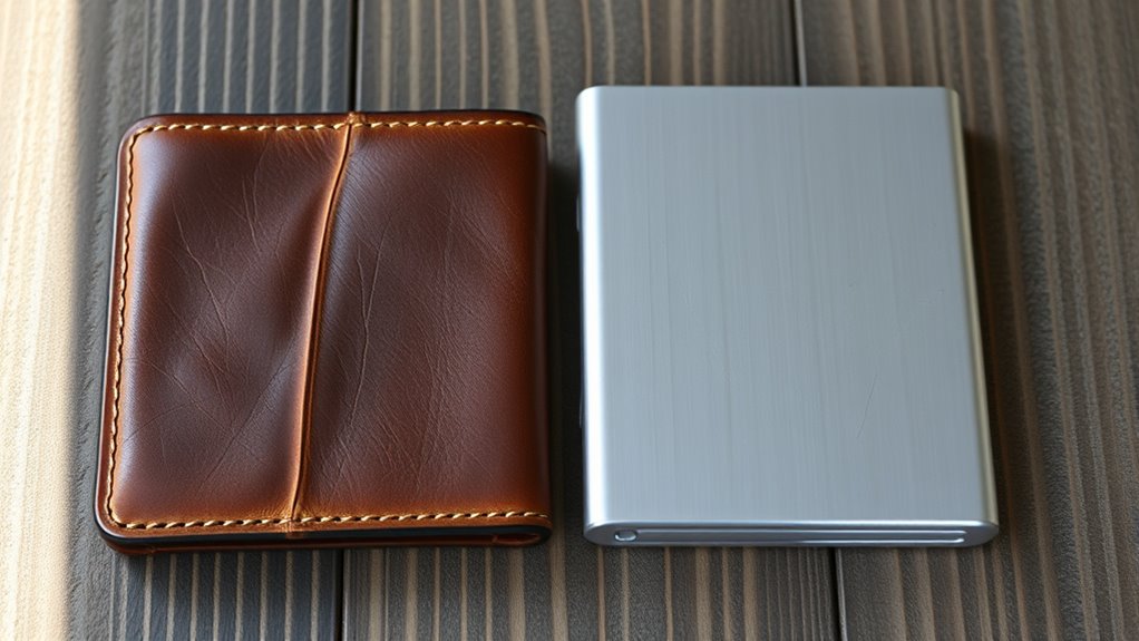 aluminum wallet aging characteristics