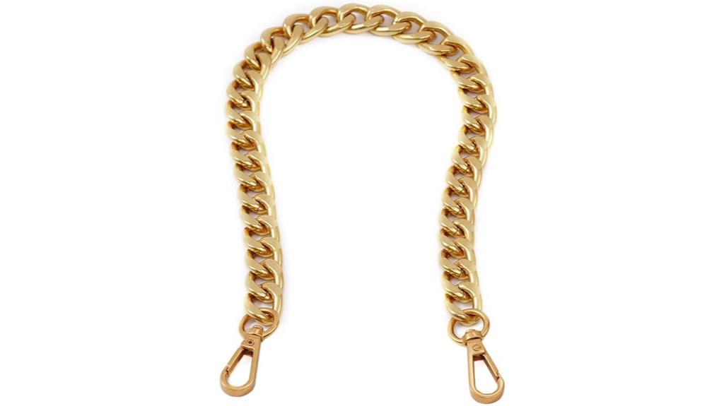 antique gold metal crossbody