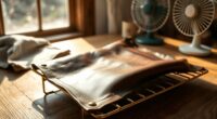 avoid heat air dry naturally