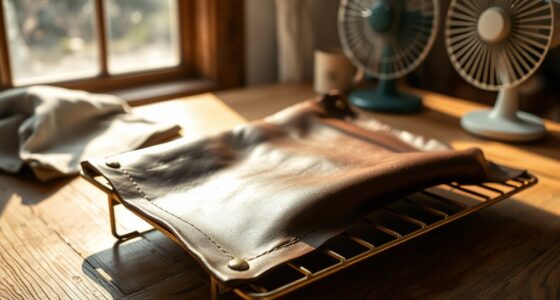 avoid heat air dry naturally