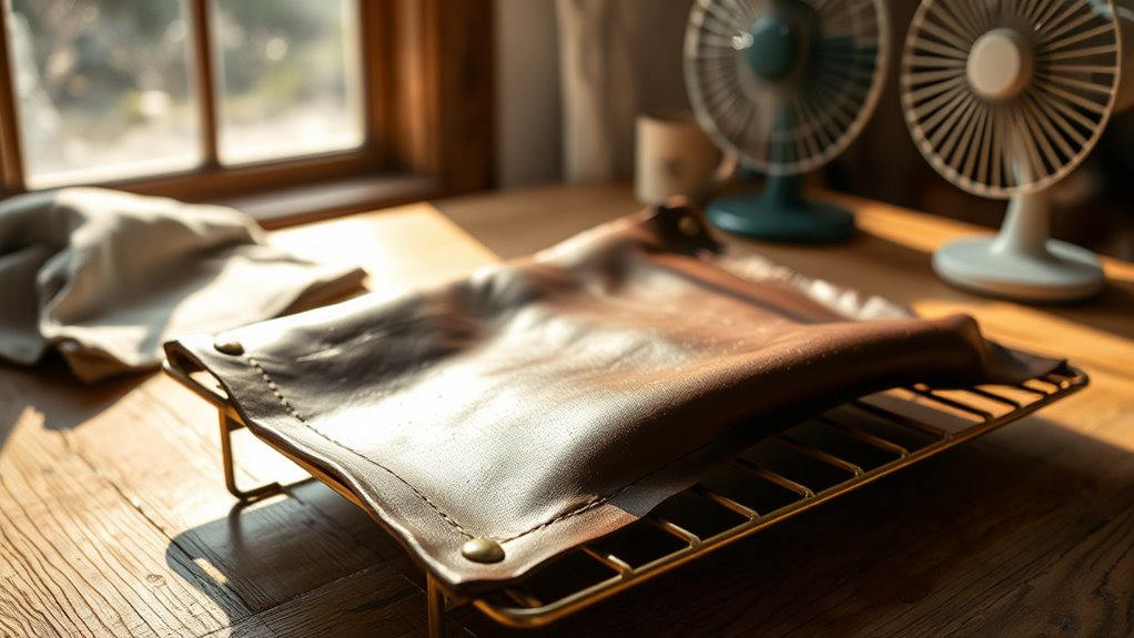 avoid heat air dry naturally