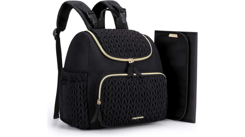 baby diaper backpack with insulation