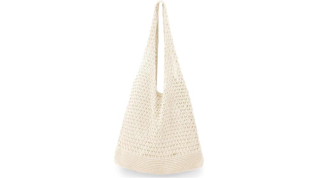 beach ready crochet tote