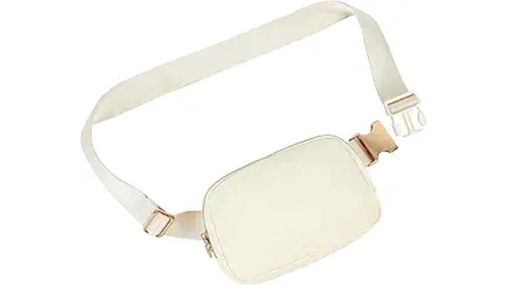 belt bag with gold hardware