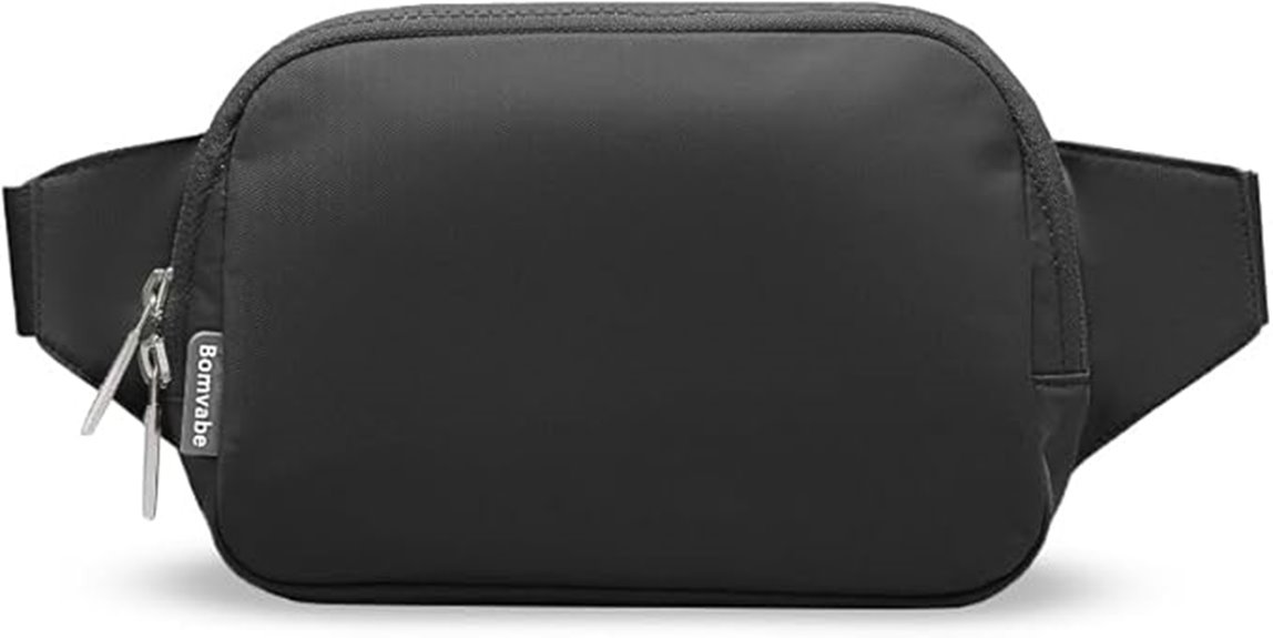 black 1l fanny pack