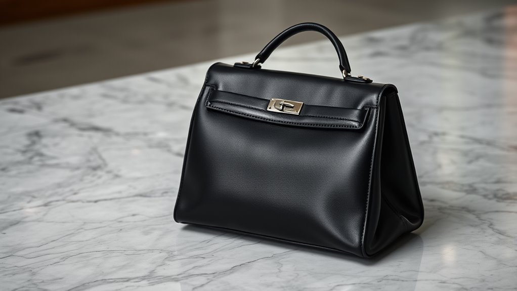 black handbags symbolize confidence and elegance