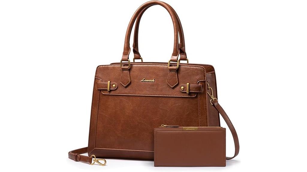 black pu leather handbag