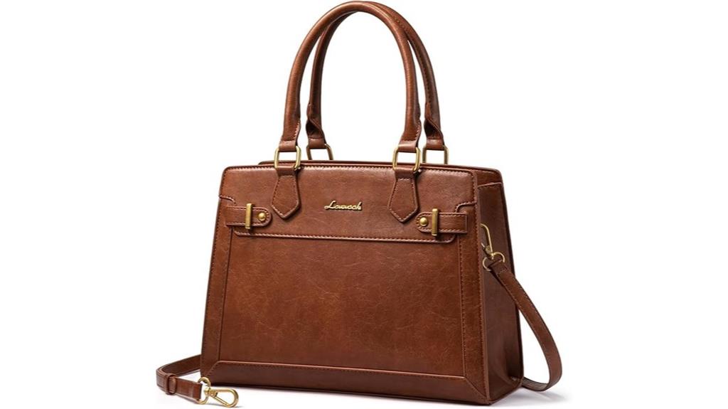 black pu leather tote