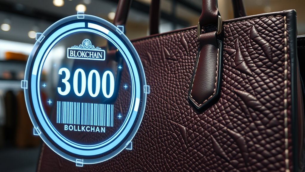 blockchain verifies authentic designer bags