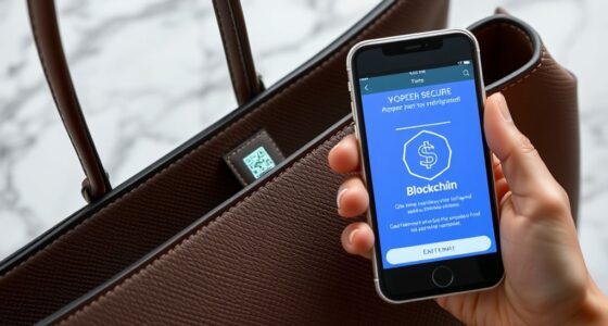 blockchain verifies authentic luxury handbags