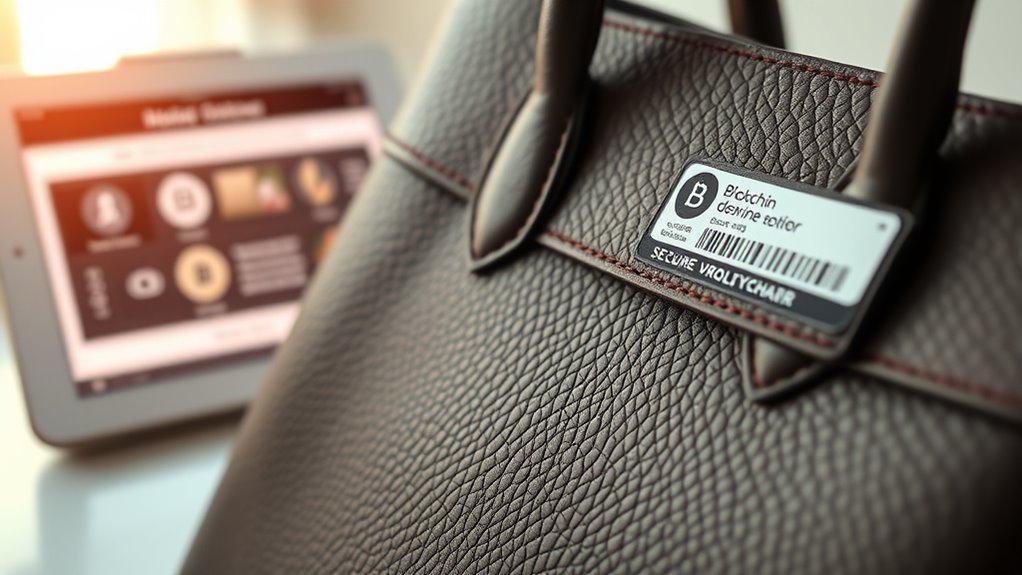 blockchain verifies luxury authenticity