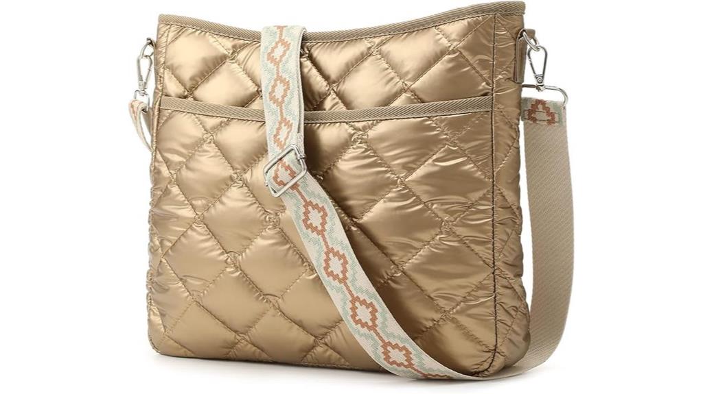 chic quilted crossbody bag