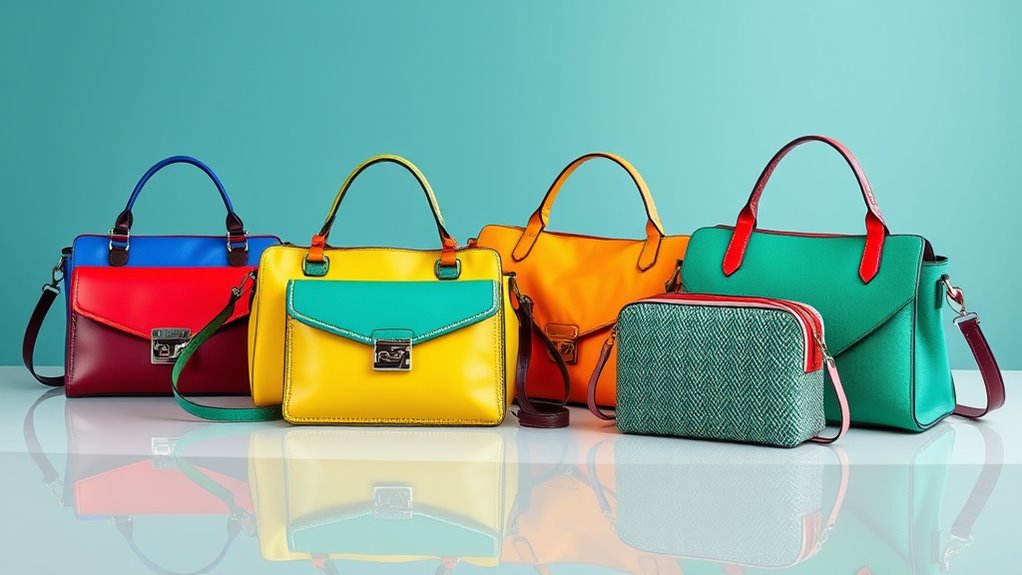 choosing stylish colorful bags