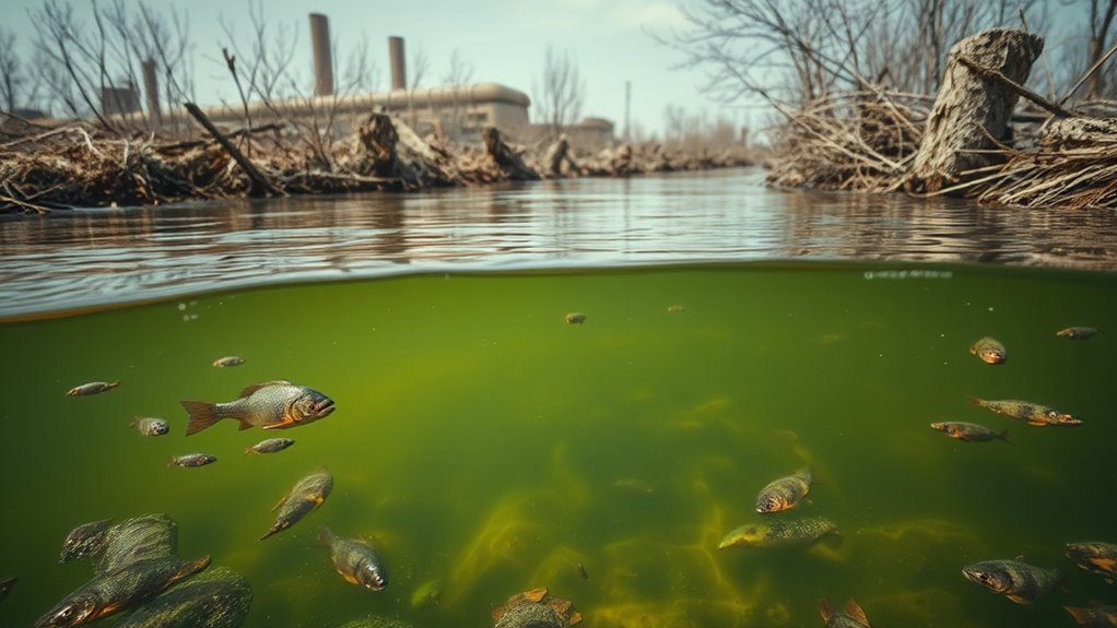 chromium pollution harms aquatic life