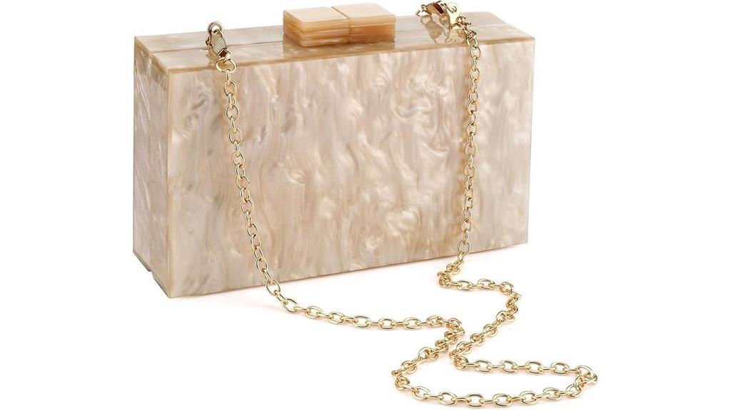 clear acrylic women s clutch