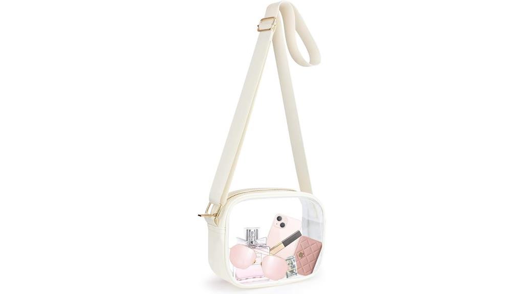 clear concert crossbody bag