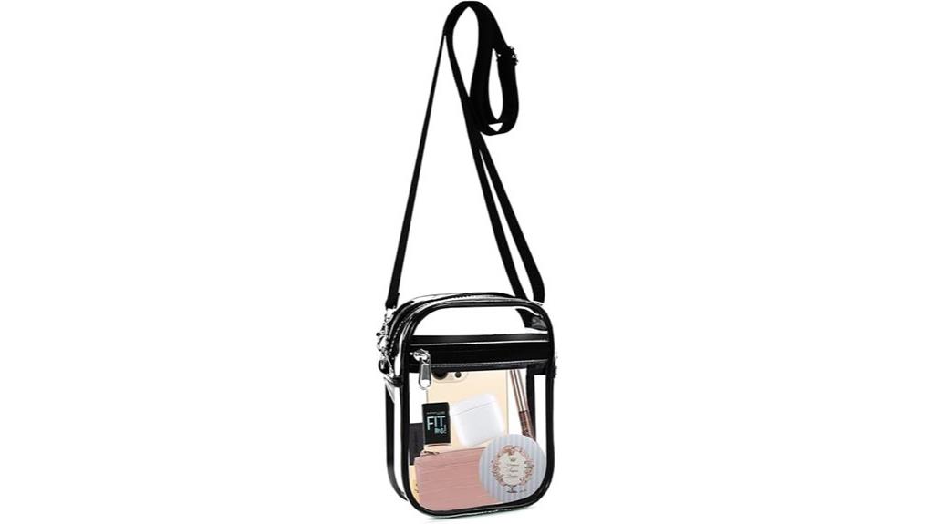 clear crossbody purse