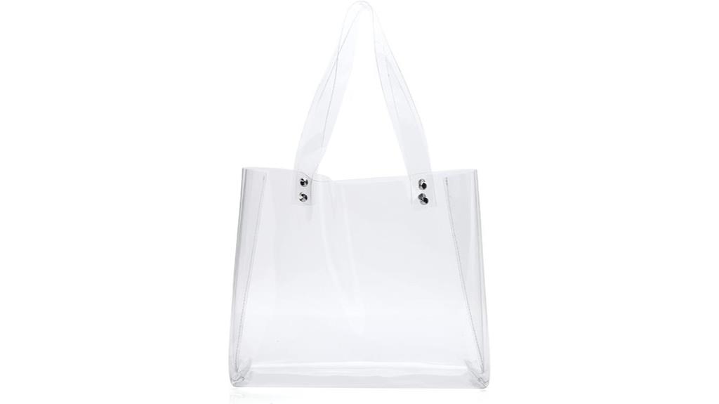 clear pvc tote bag