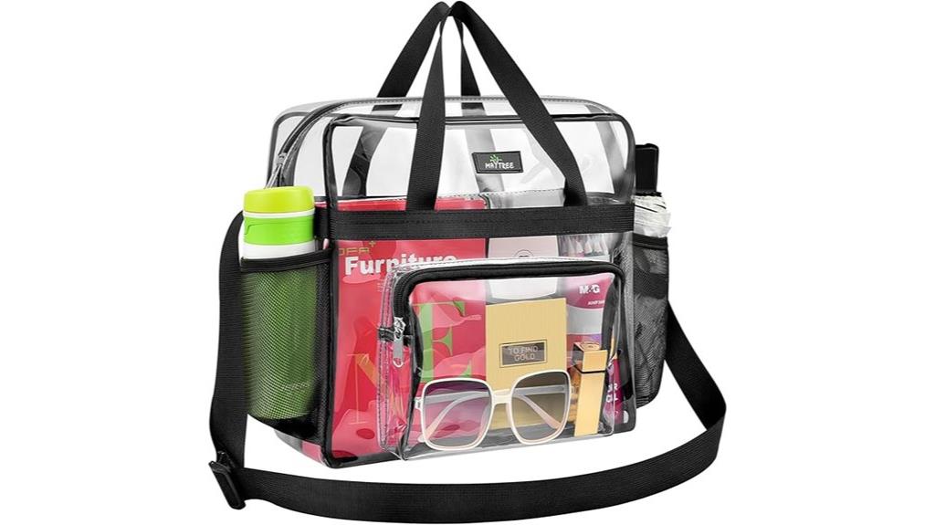 clear stadium event bag