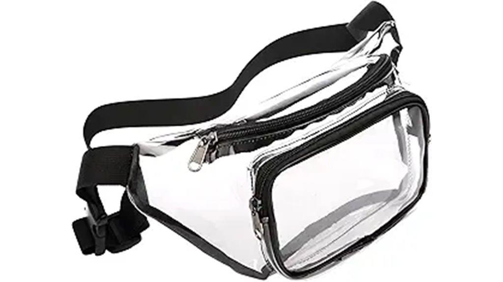 clear stadium fanny pack