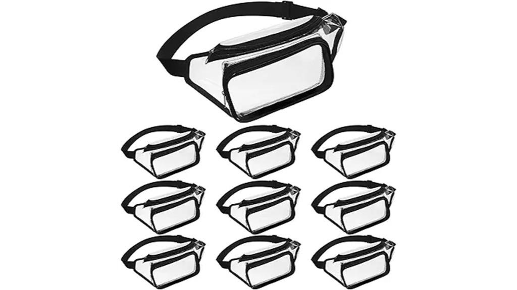 clear waterproof waist packs