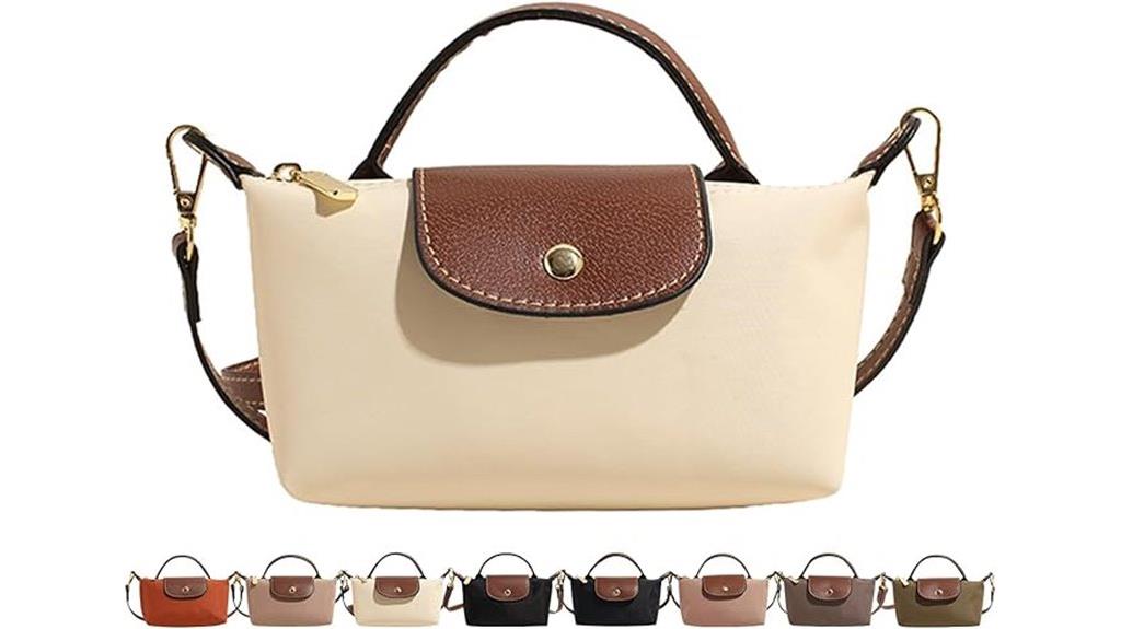 colorful compact handbag