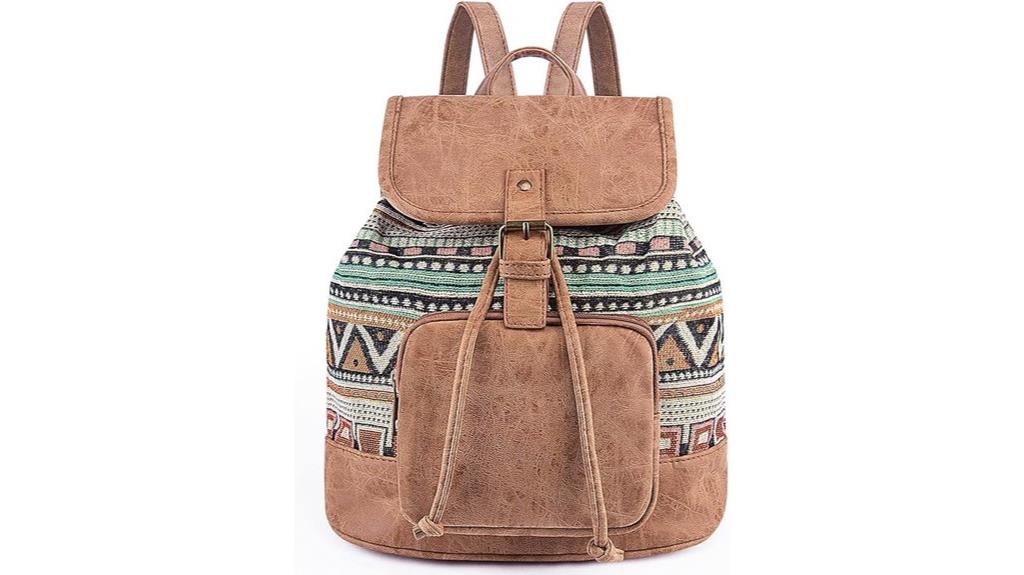 colorful lightweight purse backpack
