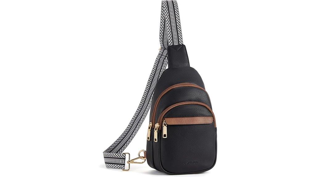compact leather crossbody bag