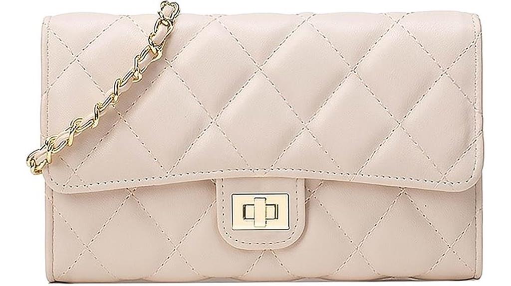 compact quilted crossbody bag