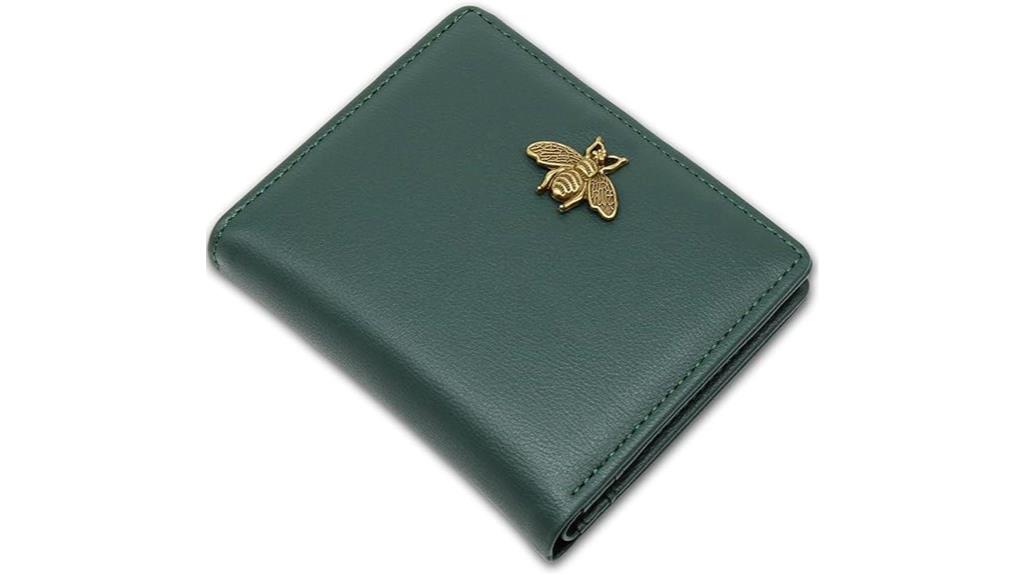 compact rfid bifold wallet