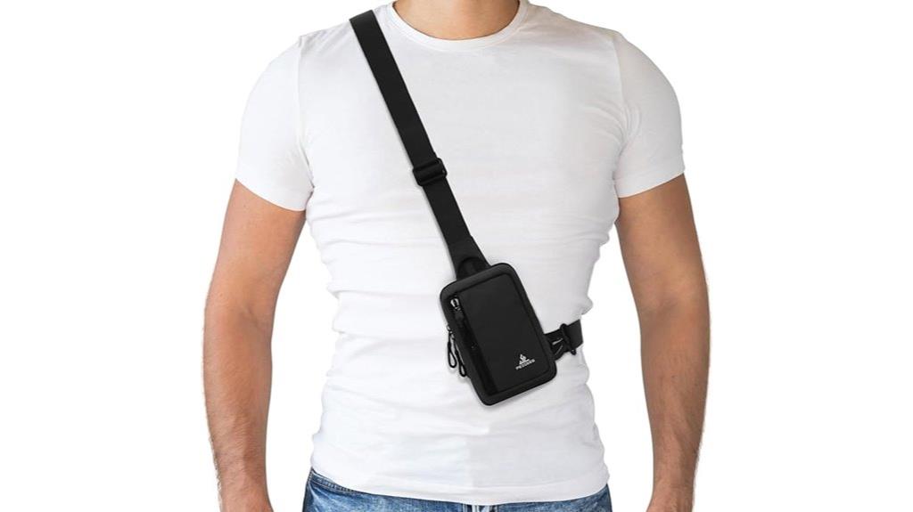 compact unisex crossbody bag