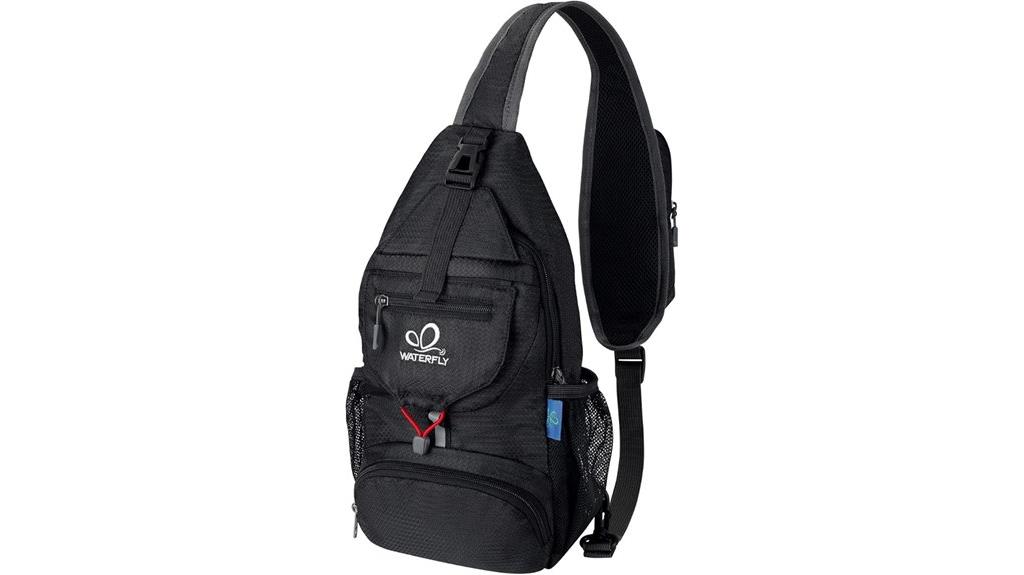 compact waterproof sling bag