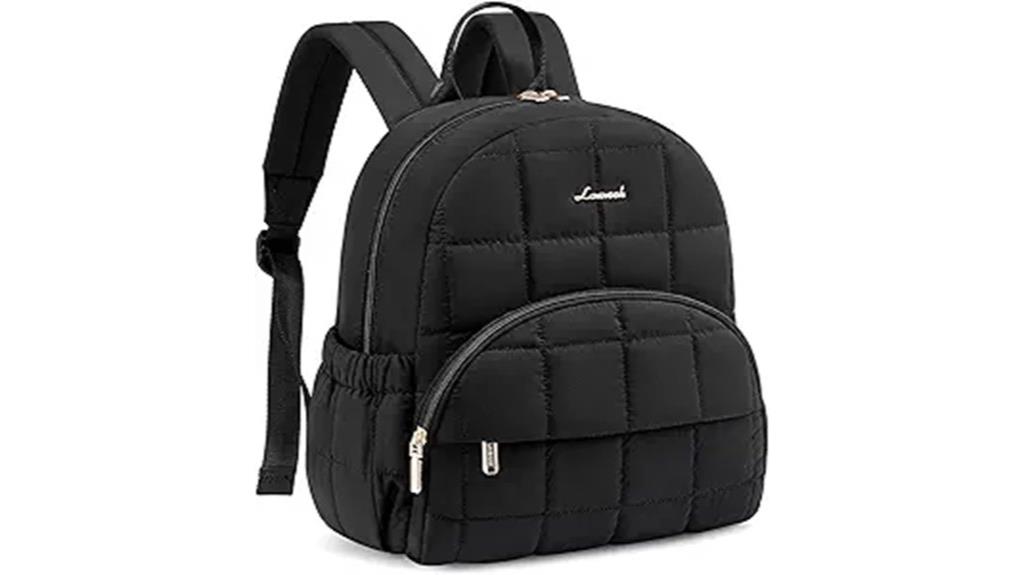 compact women s backpack purse