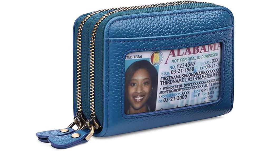 compact women s leather wallet