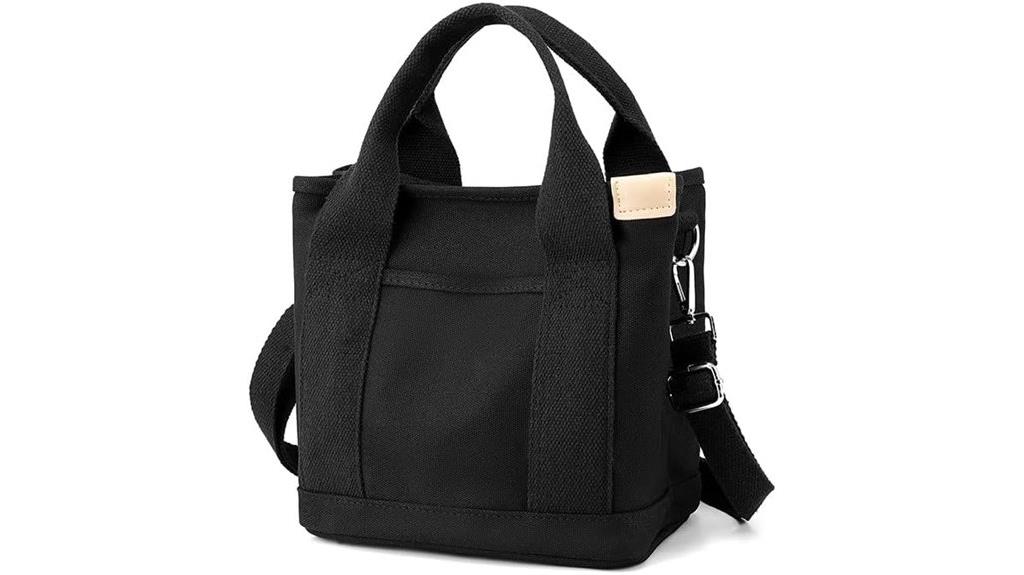 compact women s tote with zipper