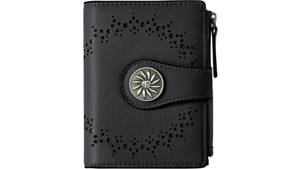 compact women s zipper wallet