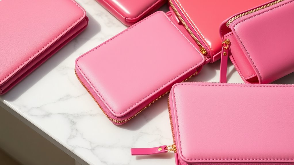 consideration for pink wallets