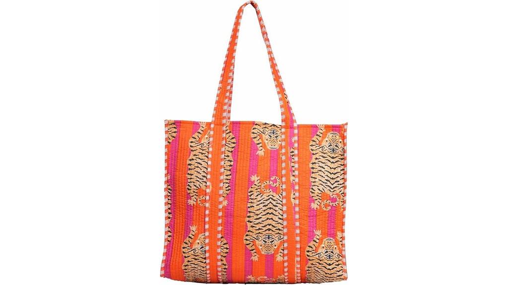 cotton jungle tote