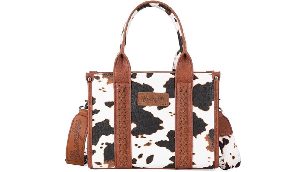 cow print tote bag
