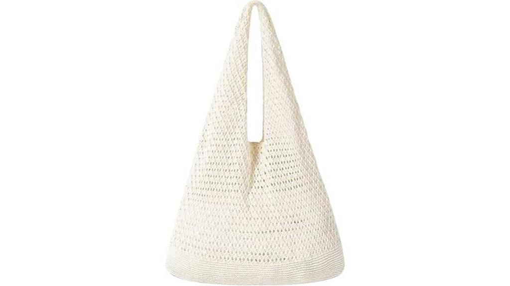 crochet beach tote bag