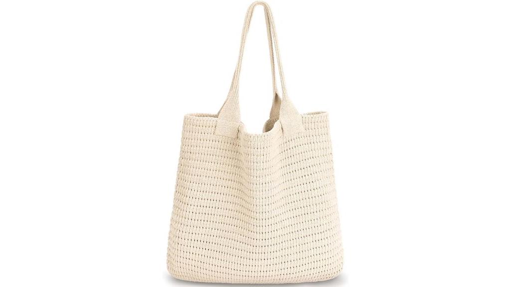 crochet large tote bag