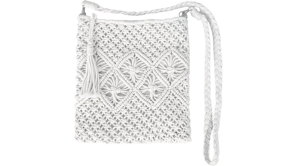 crocheted summer beach bag